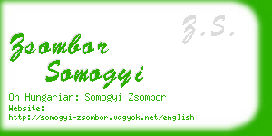 zsombor somogyi business card